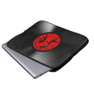 Protection Pour Ordinateur Portable La nuit dernière le DJ a sauvé mon noir de disque