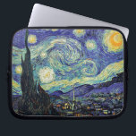 Protection Pour Ordinateur Portable La nuit étoilée de Van Gogh<br><div class="desc">Le chef d'oeuvre de Van Gogh : Nuit étoilée. La nuit étoilée est une huile sur la toile par le peintre néerlandais Vincent van Gogh de courrier-impressionniste. Peinte en juin 1889, elle dépeint la vue de la fenêtre d'est-revêtement de sa pièce d'asile chez la Saint-Rémy-De-Provence, juste avant le lever de...</div>
