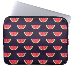 Protection Pour Ordinateur Portable La pastèque de Neon sur le Motif pourpre