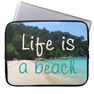 Protection Pour Ordinateur Portable La vie est une plage