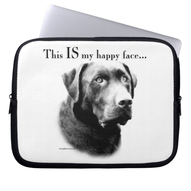 Protection Pour Ordinateur Portable Lab Happy Face (Devant)