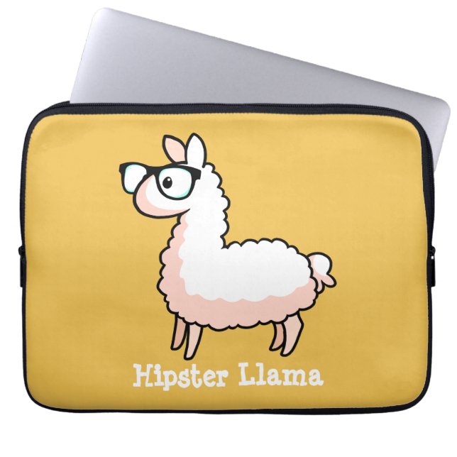 Protection Pour Ordinateur Portable Lama de hippie (Devant)