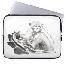 Laver Peinture de singe Année Zodiac Sleeve