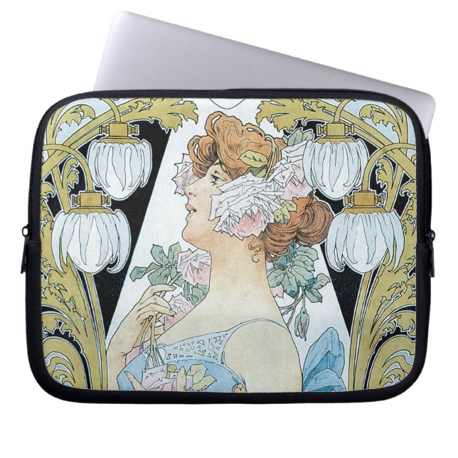 Protection Pour Ordinateur Portable Le Bec Liais par Alphonse Mucha (Devant)