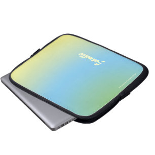 Protection Pour Ordinateur Portable Le bleu en pastel de douille d'ordinateur portable