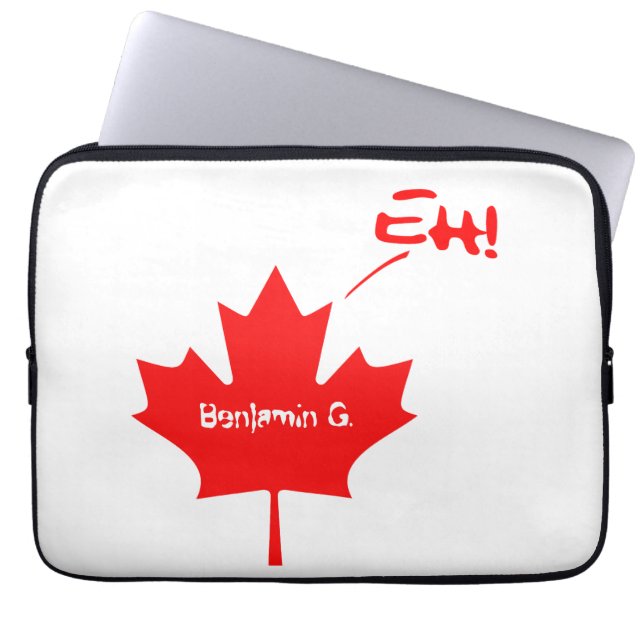 Protection Pour Ordinateur Portable Le Canada hein ! Fierté canadienne drôle (Devant)