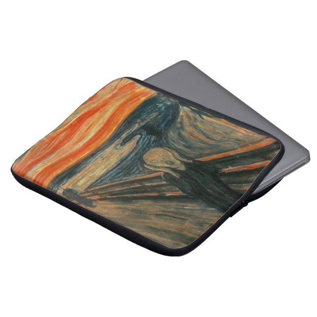 Protection Pour Ordinateur Portable Le cri perçant par Edvard Munch (Devant haut)