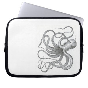 Protection Pour Ordinateur Portable Le cru nautique de poulpe de steampunk kraken le