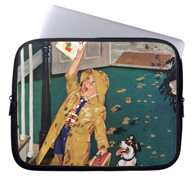 Protection Pour Ordinateur Portable Le jour de mère heureux (Devant)