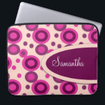 Protection Pour Ordinateur Portable Le pois a personnalisé la douille d'ordinateur<br><div class="desc">Douille faite sur commande d'ordinateur portable avec un motif de pois à la mode et un espace à personnaliser. Personnalisez avec votre nom ou message. Supprimez le texte si vous voulez une douille simple d'ordinateur portable. Cliquez sur la "personnaliser il" bouton pour changer la police, la taille ou la couleur...</div>