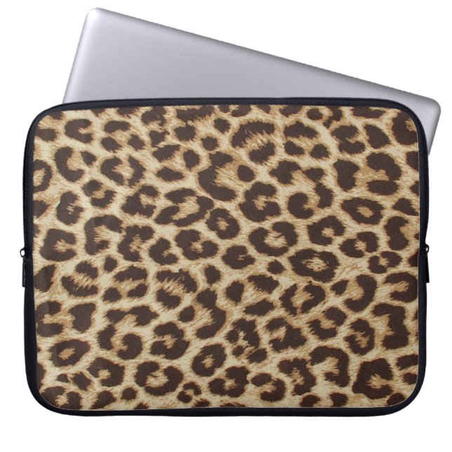 Protection Pour Ordinateur Portable Leopard Motif (Devant)