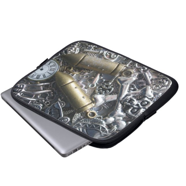 Protection Pour Ordinateur Portable Les charmes du Steampunk (Devant bas)