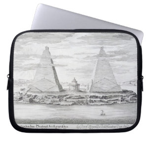 Protection Pour Ordinateur Portable Les deux pyramides de Moeris, roi de l'Egypte et