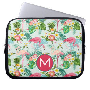 Protection Pour Ordinateur Portable Les fleurs et les oiseaux tropicaux   ajoutent