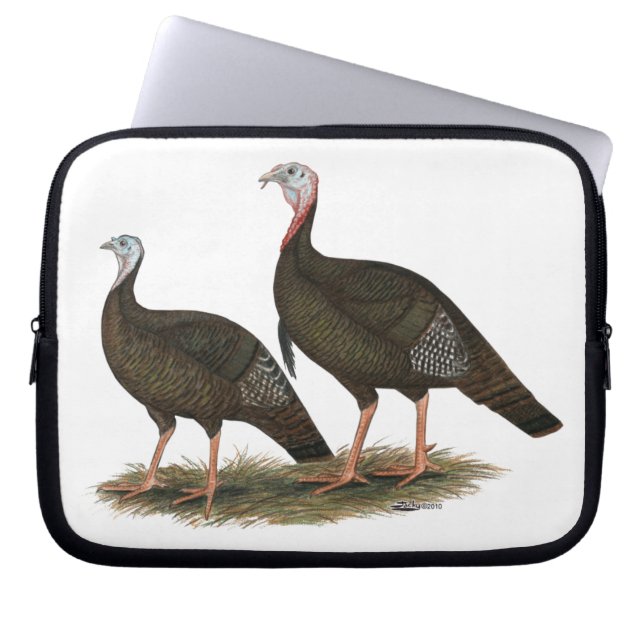 Protection Pour Ordinateur Portable Les Jeunes Filles de Turkeys (Devant)