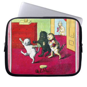 Protection Pour Ordinateur Portable Les trois petits chatons