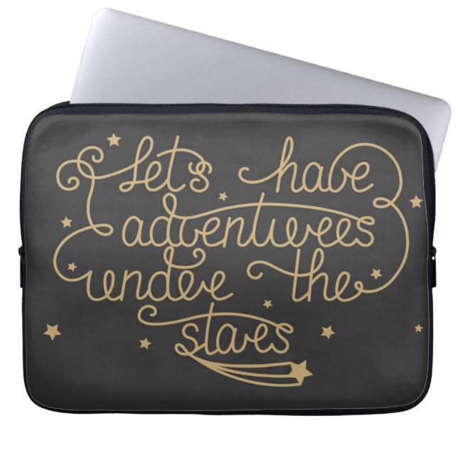 Protection Pour Ordinateur Portable Lets ont des aventures (Devant)