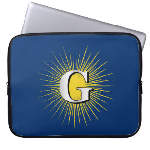 Protection Pour Ordinateur Portable Lettre G - symbole maçonnique