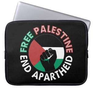 Protection Pour Ordinateur Portable Libérez la Palestine mettre fin à l'apartheid Drap