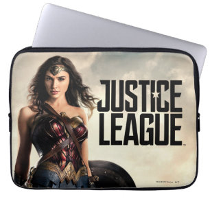 Protection Pour Ordinateur Portable Ligue de Justice   Wonder Woman Sur Le Champ De Ba