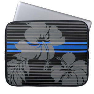 Protection Pour Ordinateur Portable Lihue Hibiscus Stripe Hawaïen Neoprène Wetsuit
