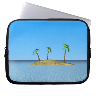 Protection Pour Ordinateur Portable L'île tropicale