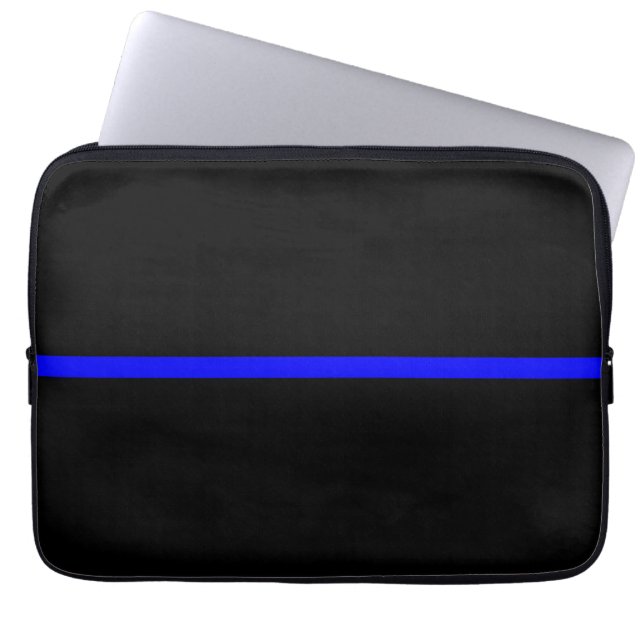 Protection Pour Ordinateur Portable L'instruction Symbolic Thin Blue Line (Devant)
