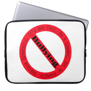 Protection Pour Ordinateur Portable Logo de lutte contre l'intimidation par Shirley Ta