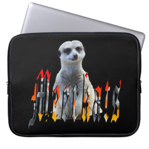 Protection Pour Ordinateur Portable Logo De Meerkat Et Meerkat,