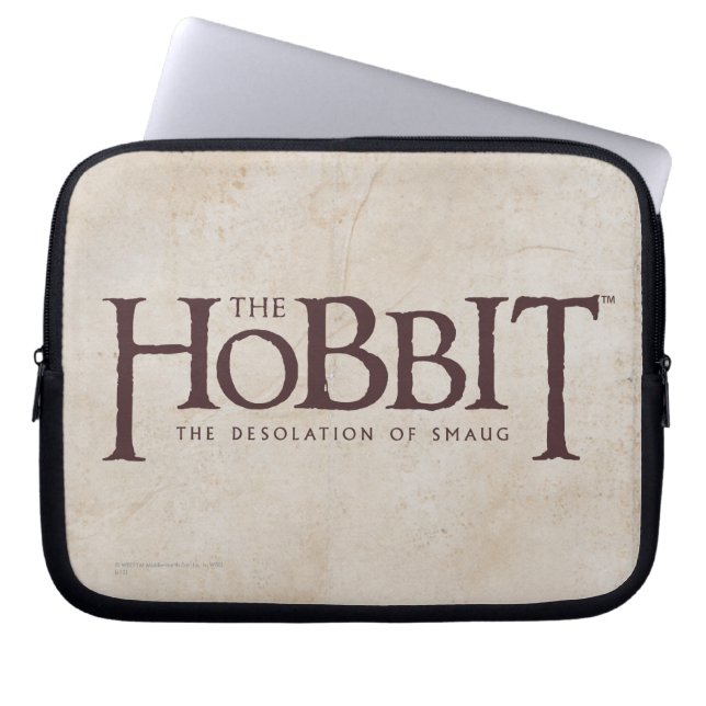 Protection Pour Ordinateur Portable Logo Hobbit - foncé (Devant)