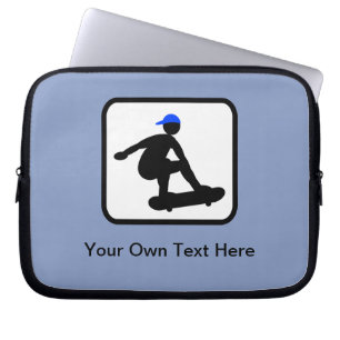 Protection Pour Ordinateur Portable Logo sur skateboard personnalisable
