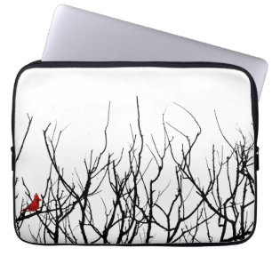 Protection Pour Ordinateur Portable L'oiseau rouge par des poivrons de Leslie