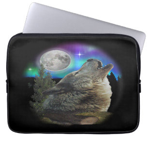 Protection Pour Ordinateur Portable Loup de nuit