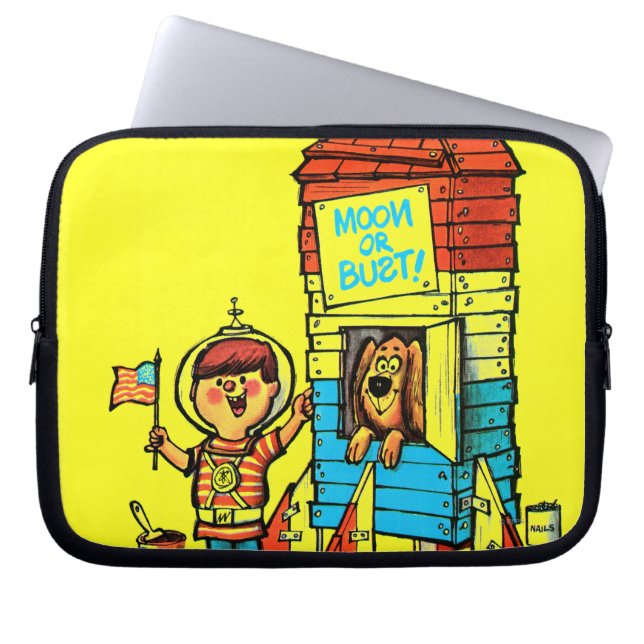 Protection Pour Ordinateur Portable Lune ou buste ! (Devant)