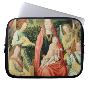 Protection Pour Ordinateur Portable Madonna et enfant entourés par des anges