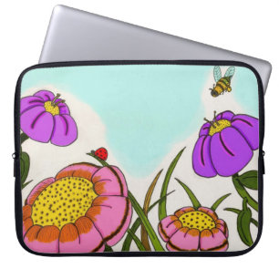Protection Pour Ordinateur Portable Manche de l'ordinateur portable Flower Meadow