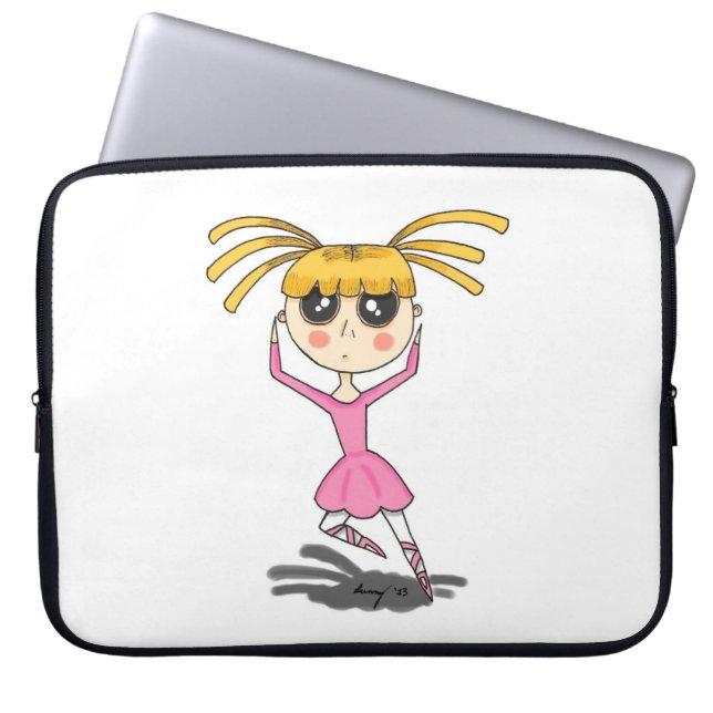Protection Pour Ordinateur Portable Manche d'ordinateur portable Ballerina (Devant)