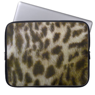 Protection Pour Ordinateur Portable Manche d'ordinateur portable Faux Leopard