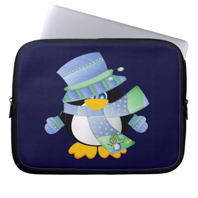 Protection Pour Ordinateur Portable Manche électronique Penguin (Devant)