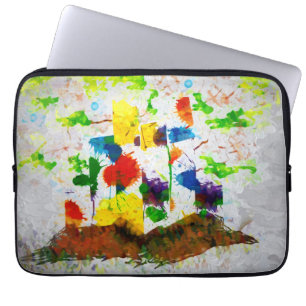 Protection Pour Ordinateur Portable Manche portable "Arbres d'Imaginaires naturels"
