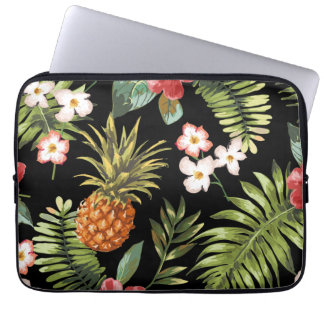 Protection Pour Ordinateur Portable Manche pour ordinateur portable à fleur d'Hibiscus