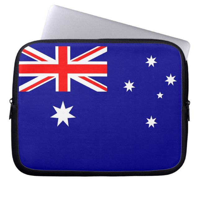 Protection Pour Ordinateur Portable Manche pour ordinateur portable Drapeau australien (Devant)