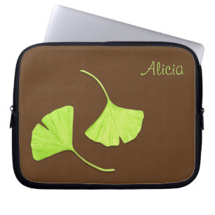 Protection Pour Ordinateur Portable Manche pour ordinateur portable Feuille Ginkgo P