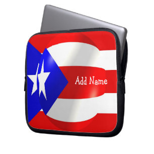 Protection Pour Ordinateur Portable Manche pour ordinateur portable Porto Rico Flag