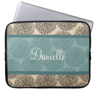 Protection Pour Ordinateur Portable Manche Vintage turquoise pour ordinateur portable