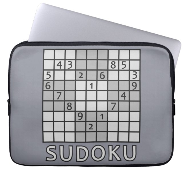 Protection Pour Ordinateur Portable Manches d'ordinateur portable SUDOKU (Devant)