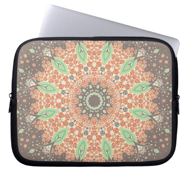 Protection Pour Ordinateur Portable Mandala de croissance (Devant)