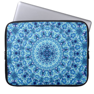 Protection Pour Ordinateur Portable Mandala en cristal de rayonnement