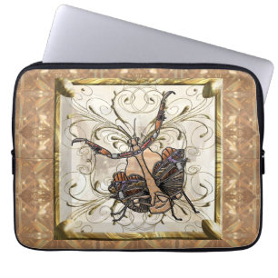 Protection Pour Ordinateur Portable Mantis à feuilles mortes