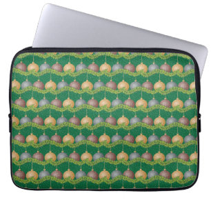 Protection Pour Ordinateur Portable Marque de Noël et ornements motif de vacances